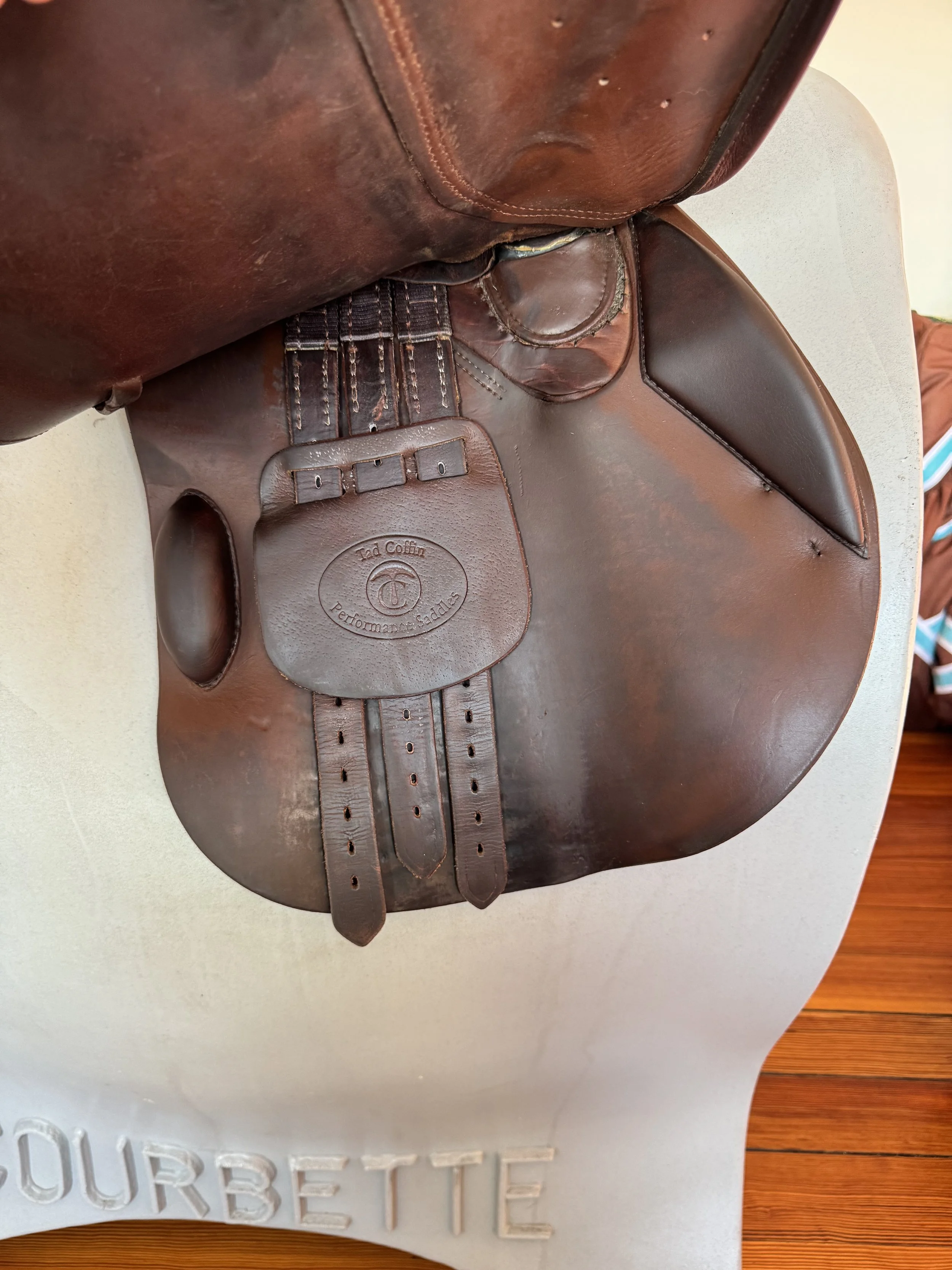 19.5/19" Tad Coffin TC2SR Smart Ride Performance Saddle - 2015/2023 - RARE - Right Underflap 2