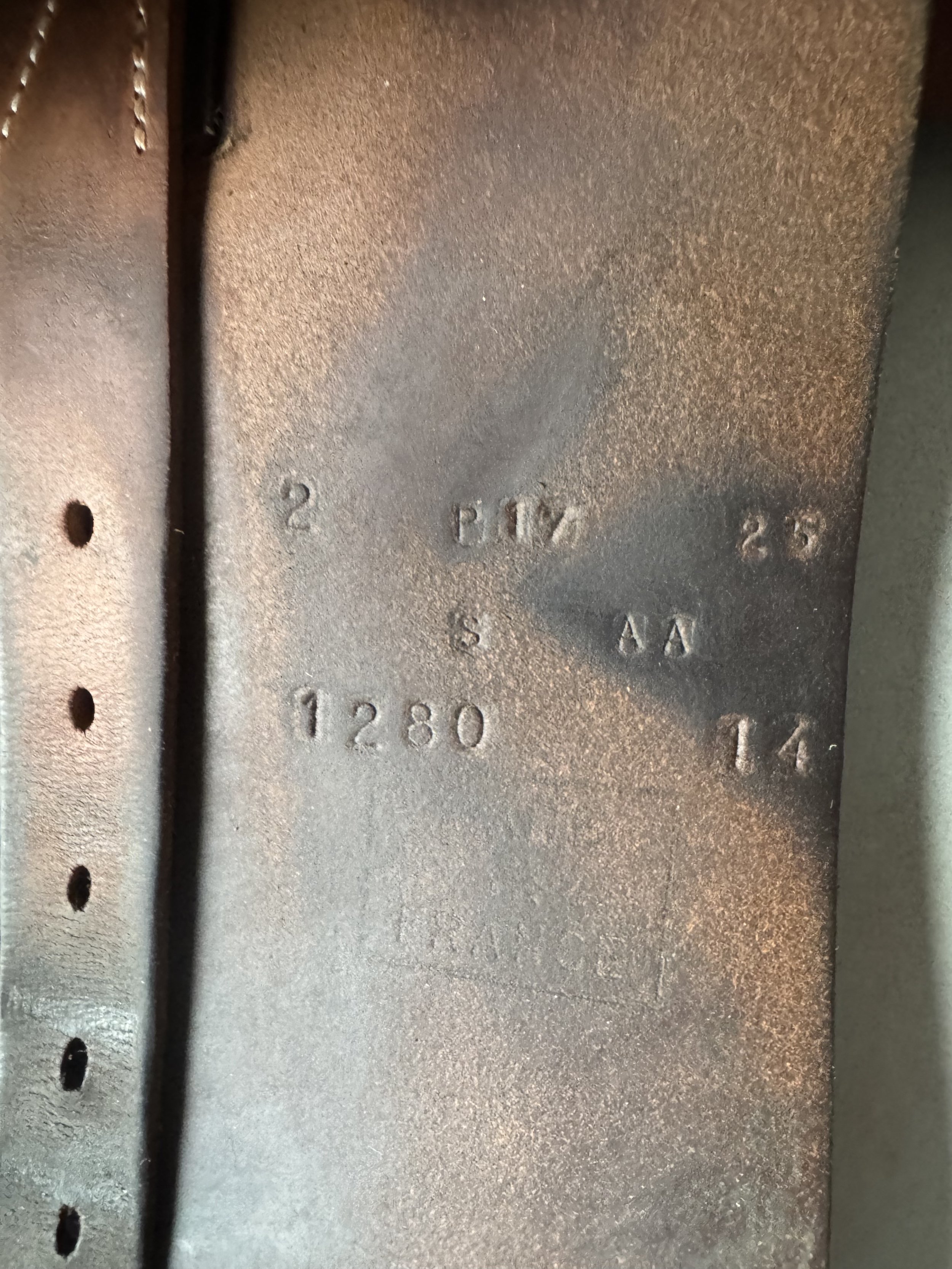 17.5" Butet Saddle - P Seat