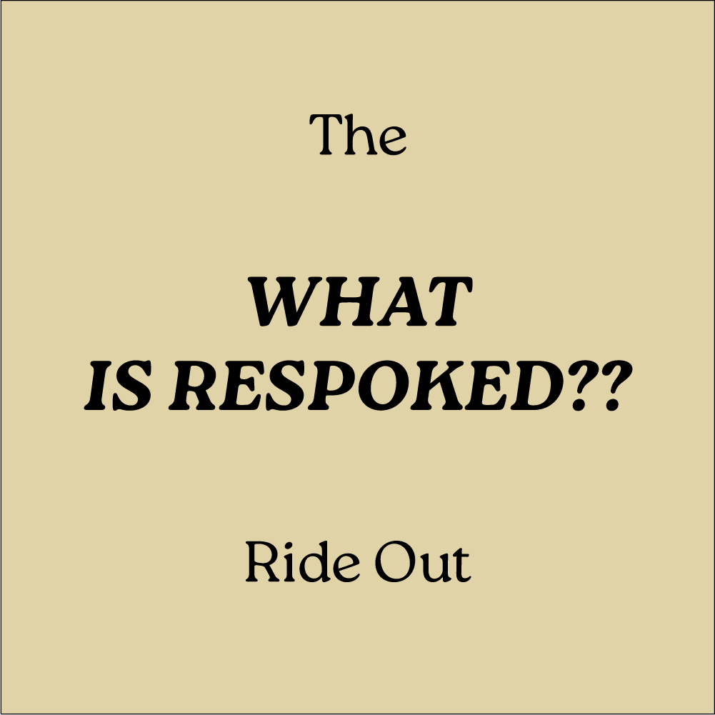 The “What is Respoked” Ride