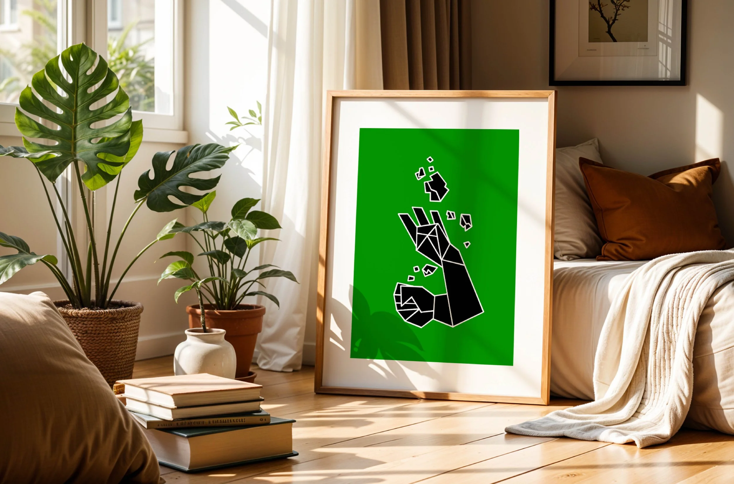 Doppelseite vom Portfolio. Mockup vom Element Erde. Projekt: THE FOUR ELEMENTS Projekt der Inhaberin von SPIRIT ANIMAL.