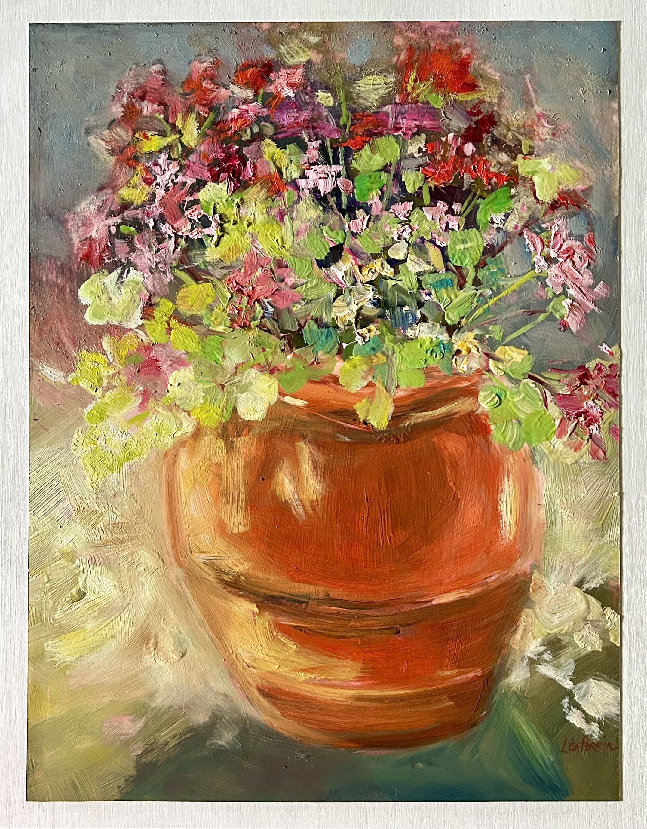 A 12 x 9" fine art acrylic painting by artist Lisa Perrin is now showing at Hunter Guise Gallery