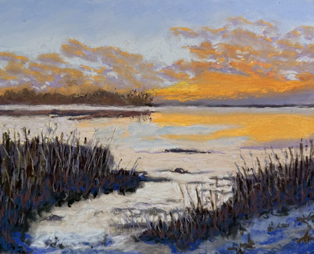 Comp_SusanHunterGuise_SunsetOverTheMarsh_8x10_pastel.jpg