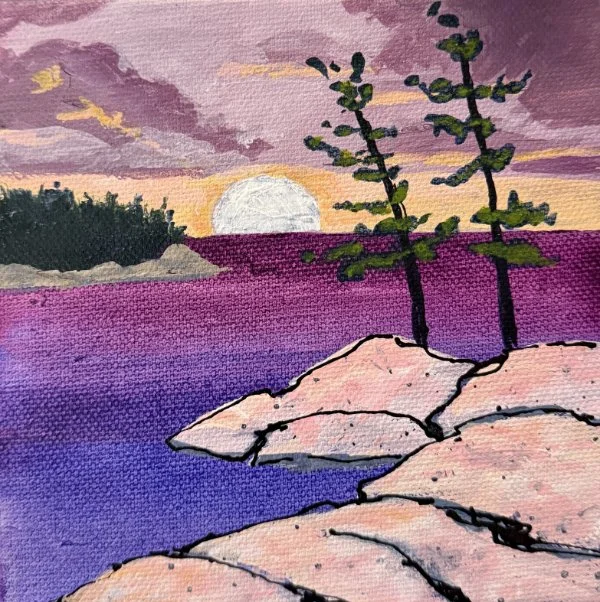 Susan-Hunter-Guise_Pines-at-Moonrise-Killarney_6x6_acrylic.jpg