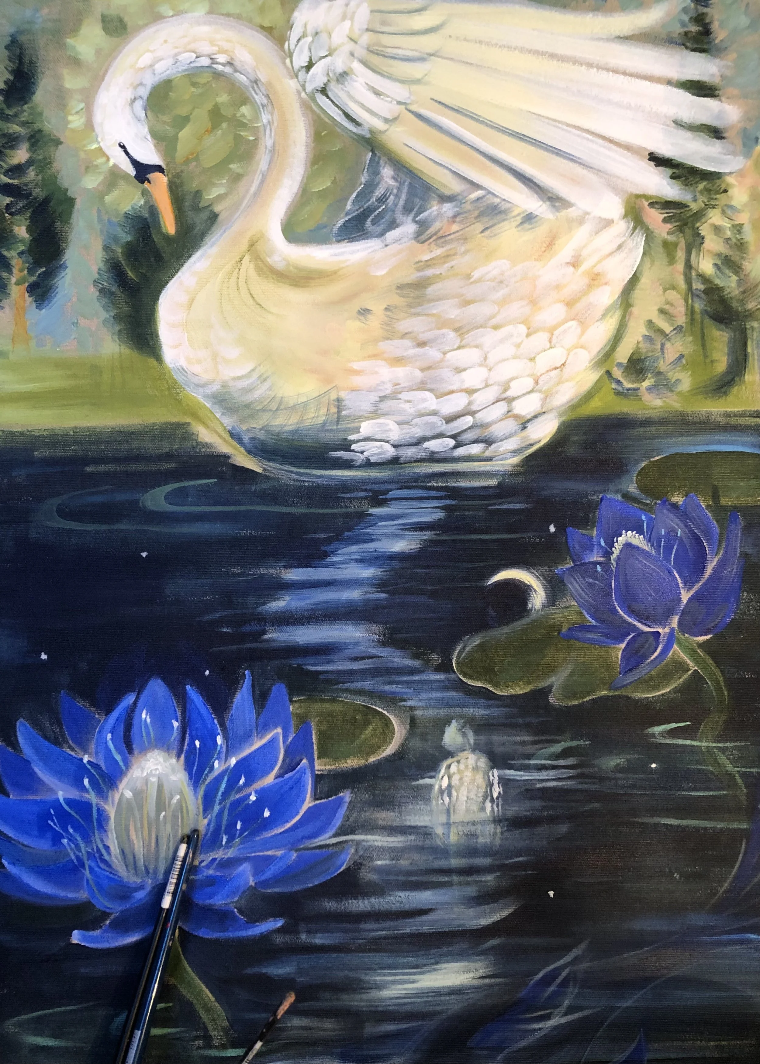 remember - 50x70cm - acrylics on canvas - 700€