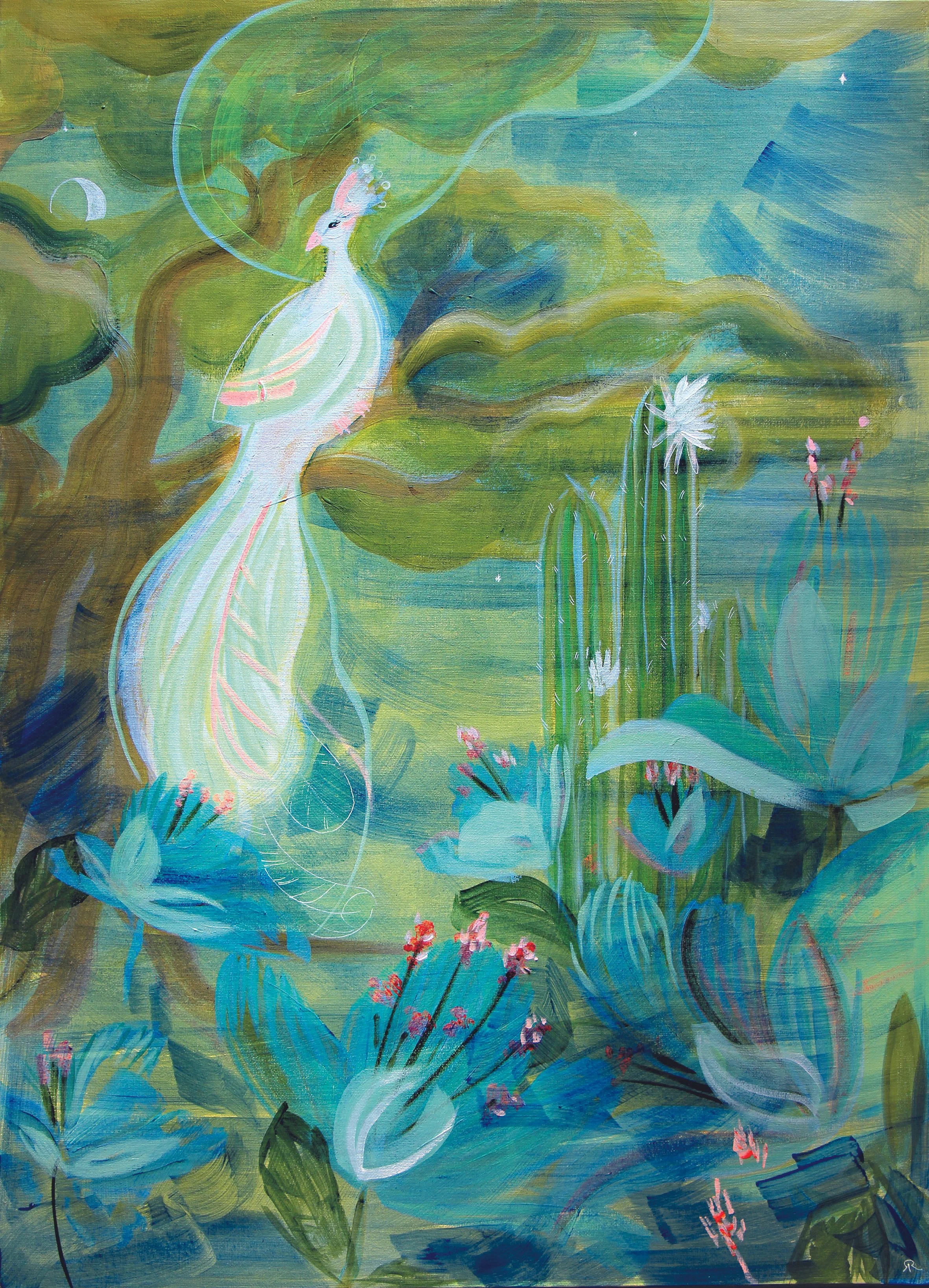 aguacolla II - 50x70 cm - acrylics on canvas board - 700€