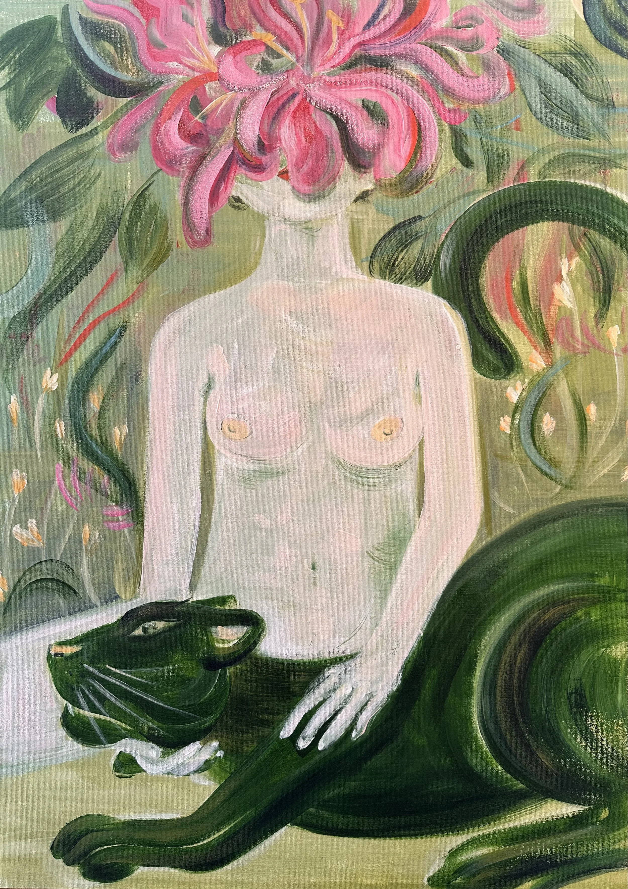 sensual power - 50x70 cm - acrylics on canvas board - 800€