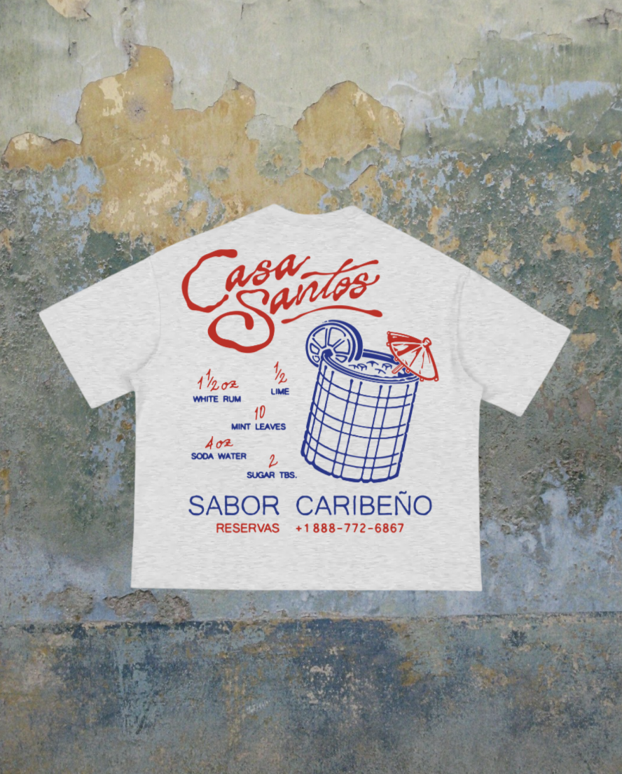 MOJITO TEE - Gray