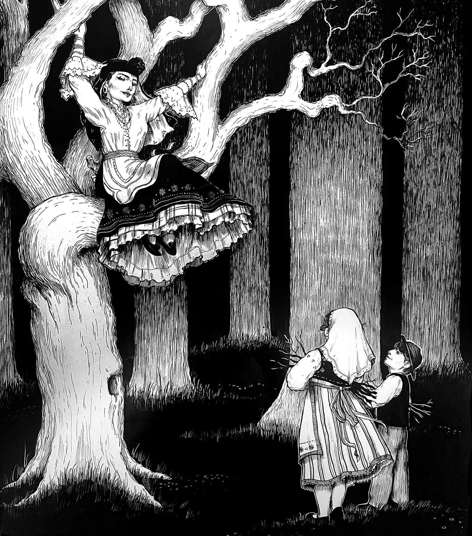 Rosa & Rui | Pen and Ink | 2008