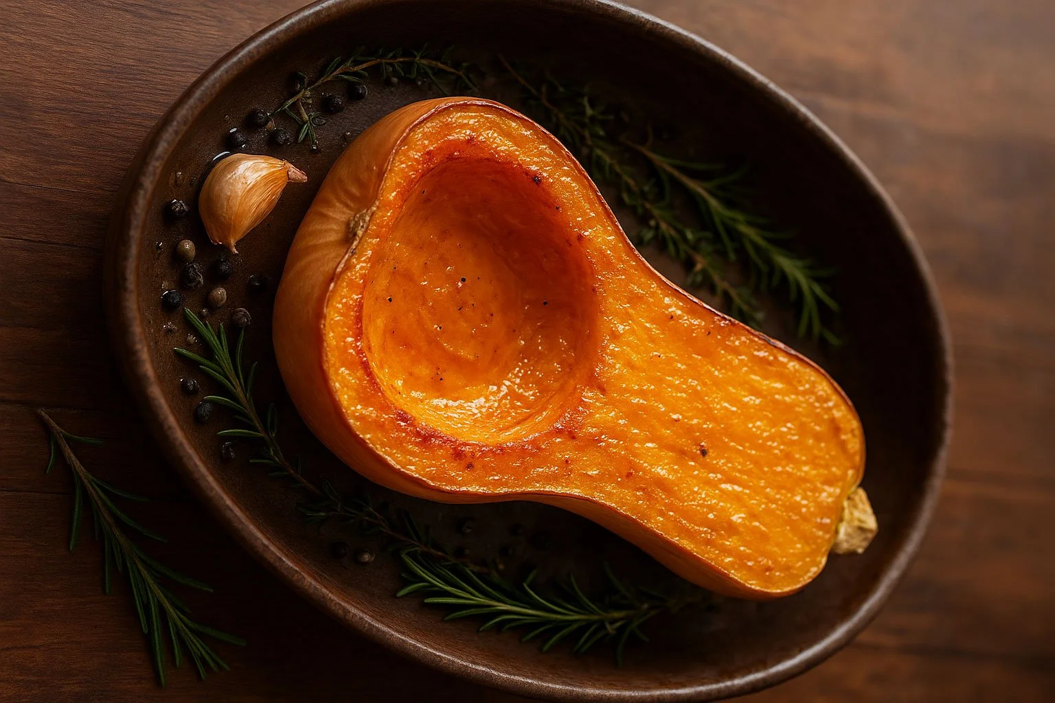 Baked squash