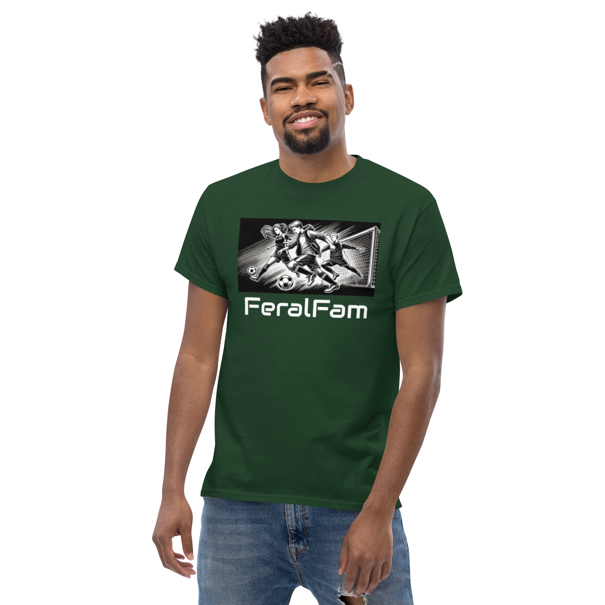 unisex-classic-tee-forest-green-front-2-685759fae2f6f.png