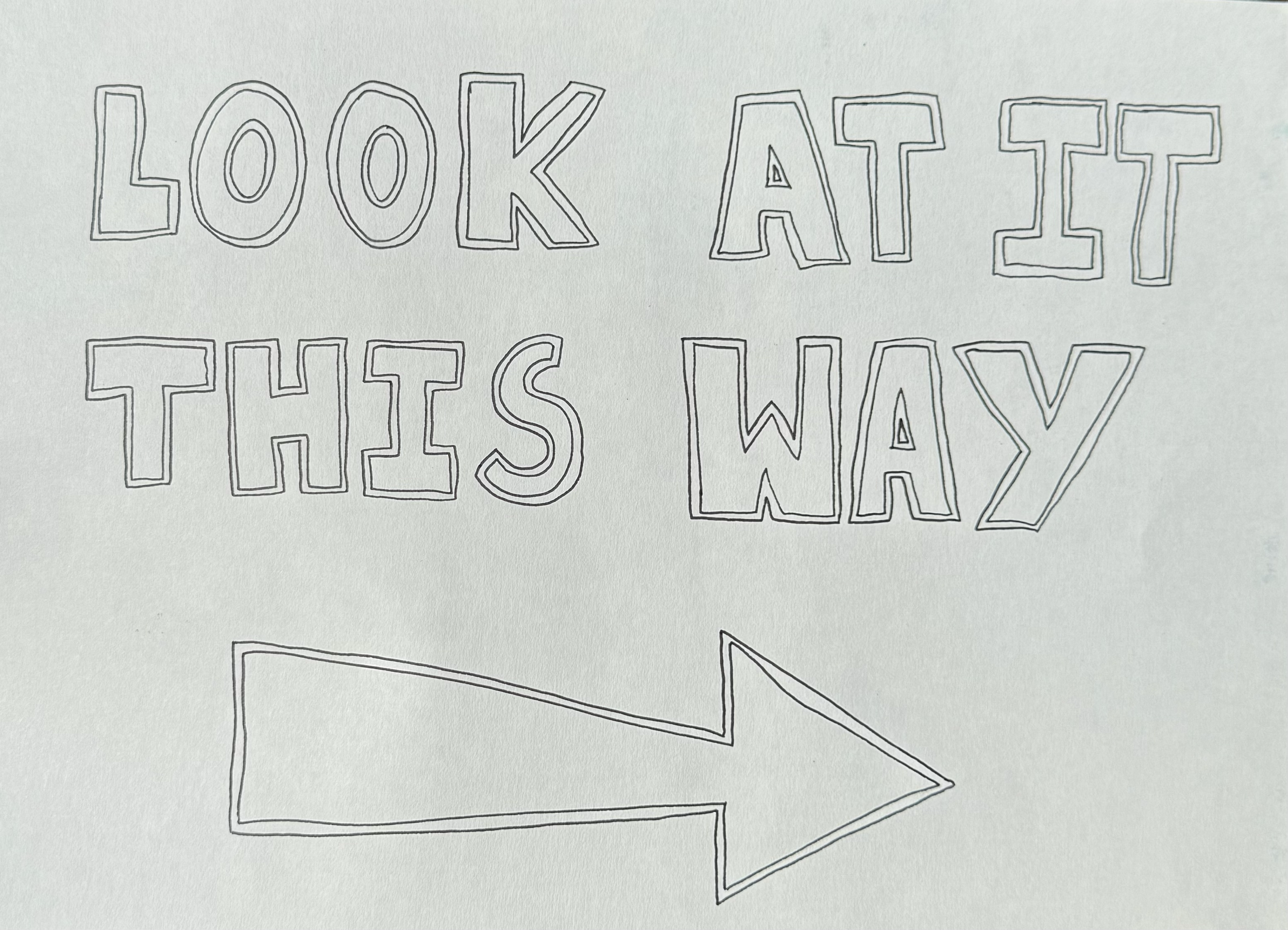 look at it this way