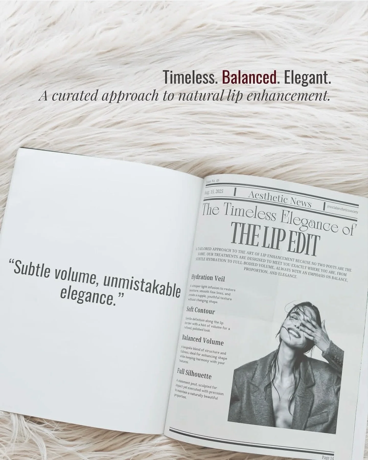 The Lip Edit is all about timeless enhancement, hydration, balance, and soft volume designed to complement your natural beauty.

No trends. No overfilling.
Just subtle refinement with unmistakable elegance.

#tampaaesthetics #tampabeauty #tampaskinca