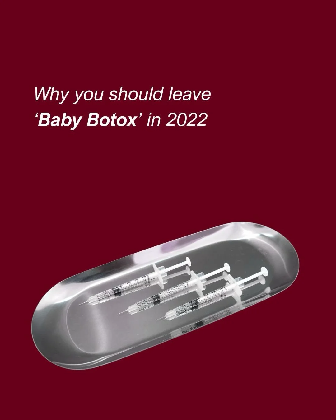 The Modern Tox Movement.

#botox #tampamedspa #tampafiller #medspa #aesthetics