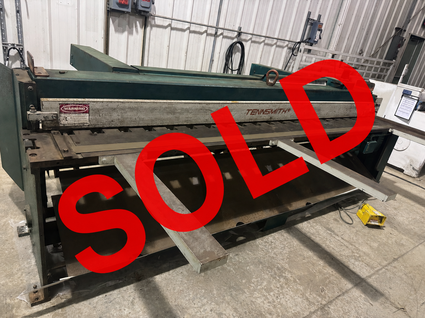 2008 Tennsmith MSE 10ft 16 Gauge Shear