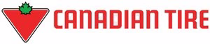 Canadian Tire logo with red triangle and green maple leaf