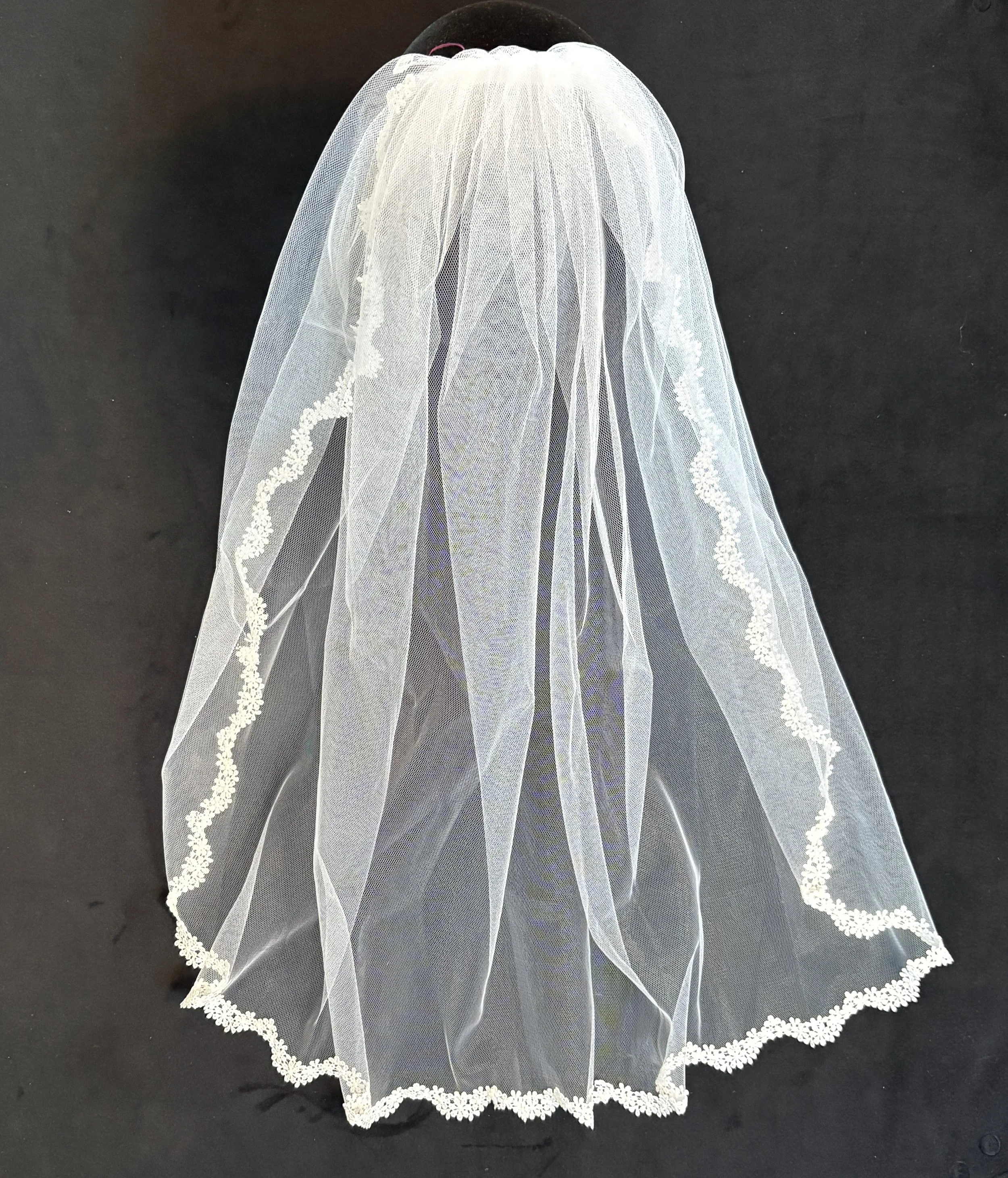 Venice Flower Lace Trim on Comb
$60