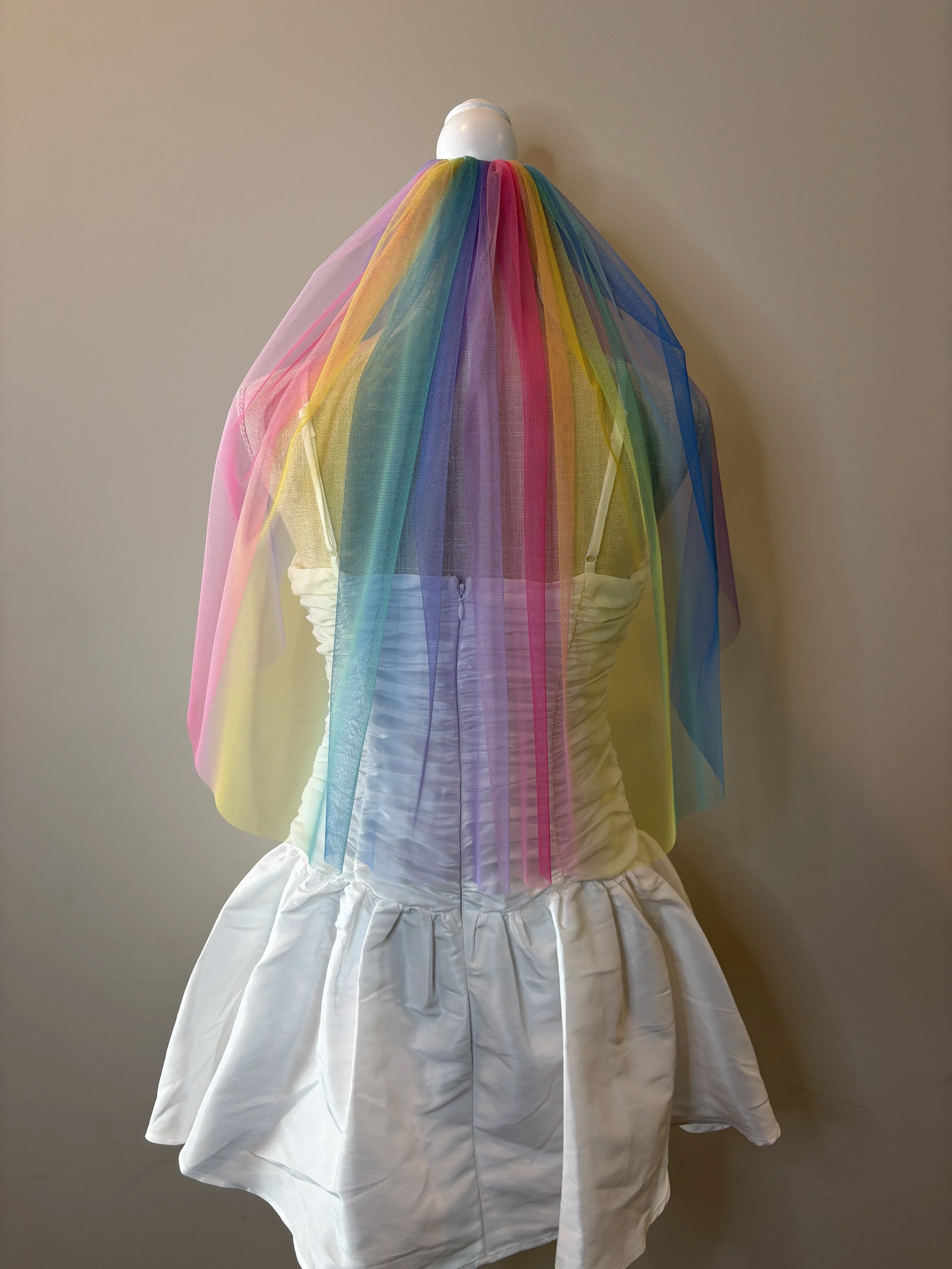 Bride Pride - Rainbow Tulle $60