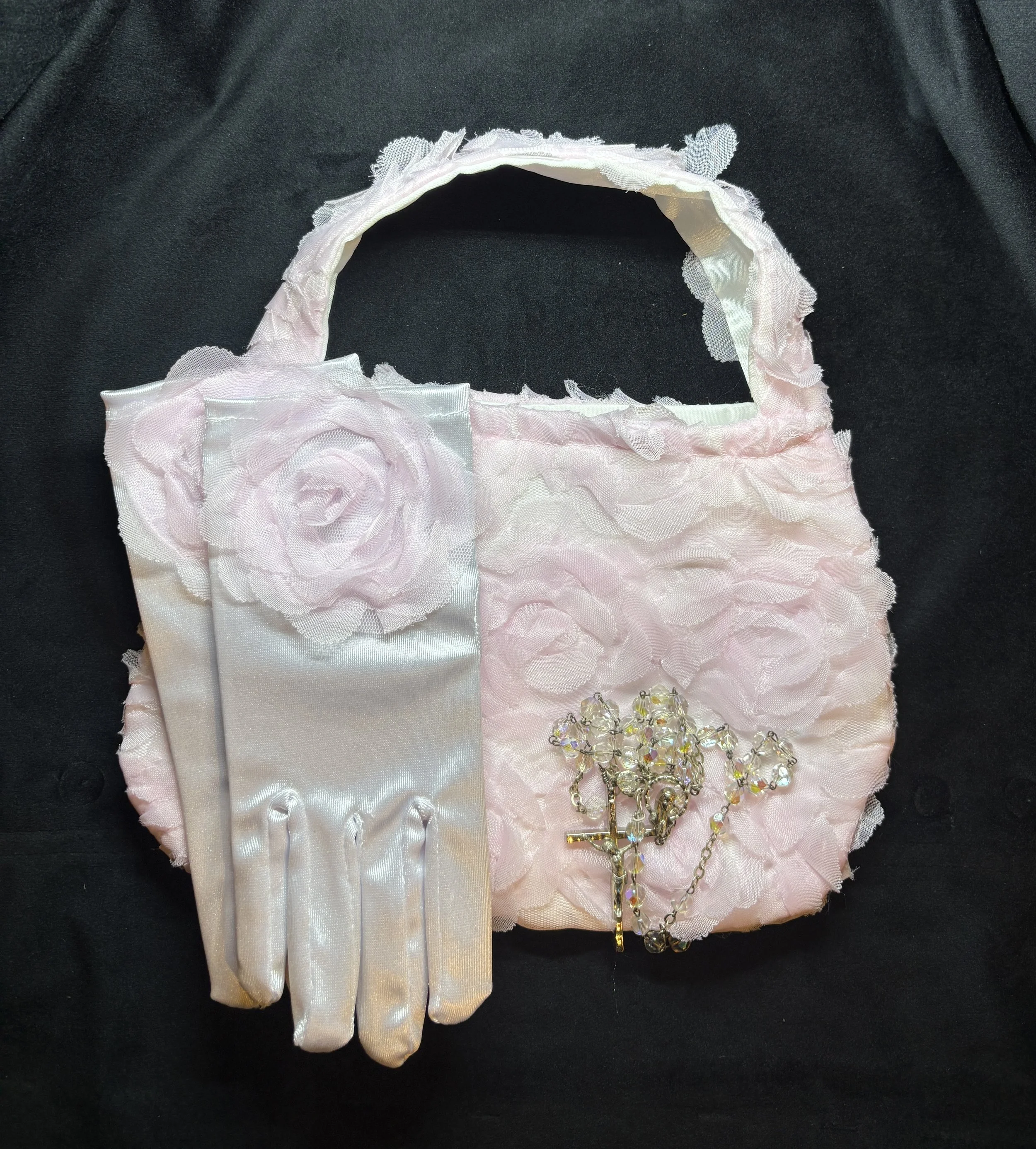 Pink Purse & Gloves Set
$36