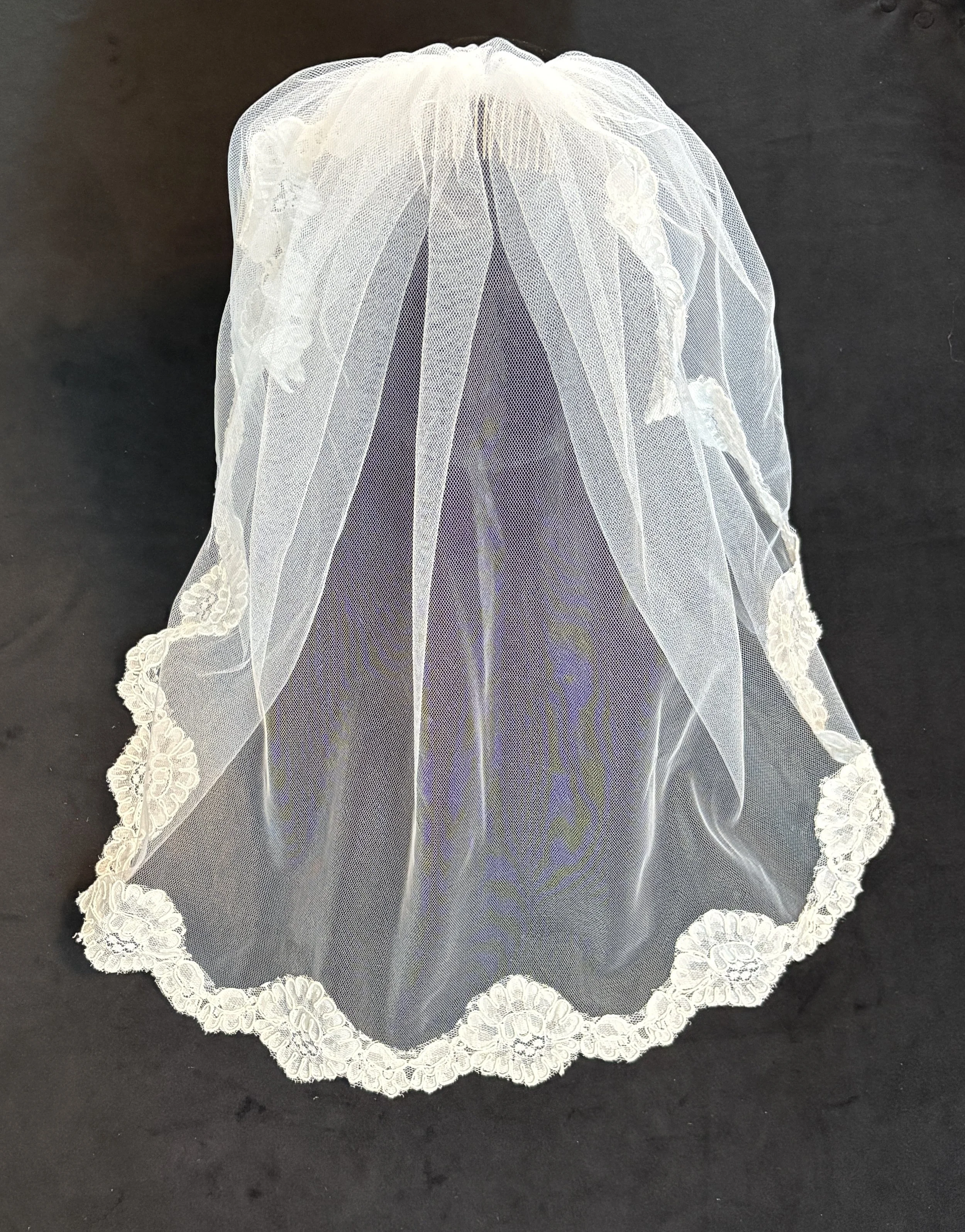 French Lace Trim on Comb
$60