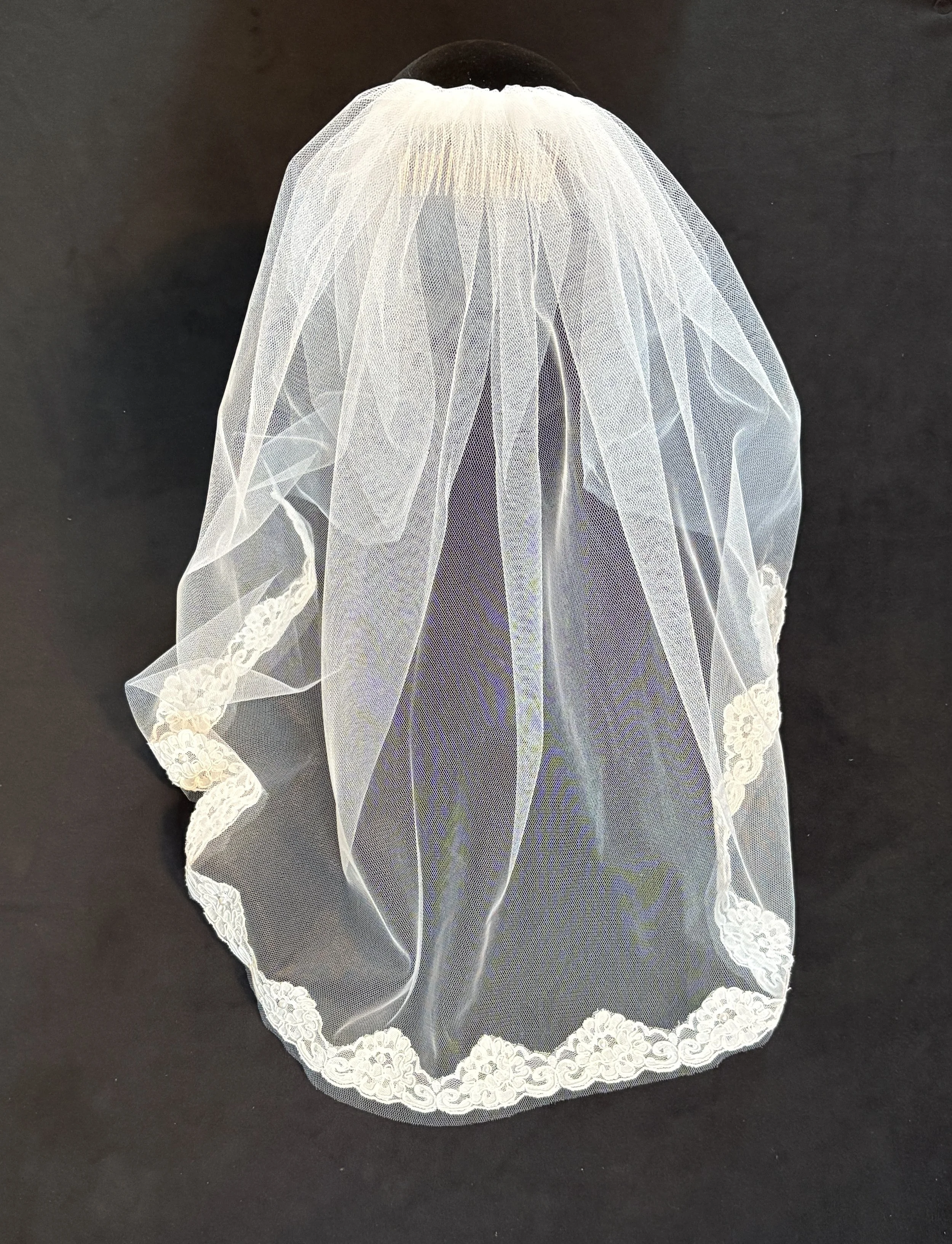 Lace Pearl Trim on Comb
$60