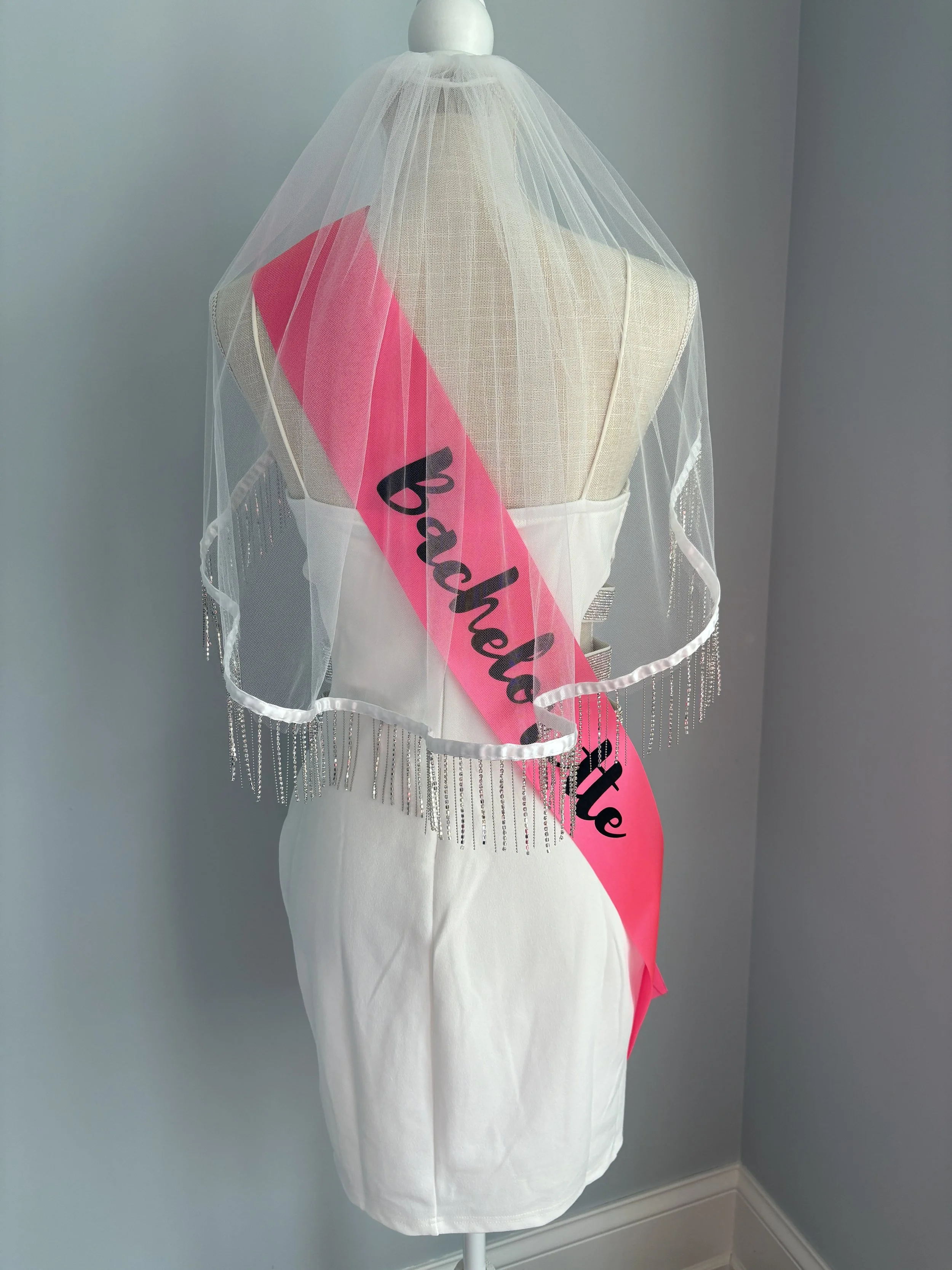 Rhinestone Fringe $65