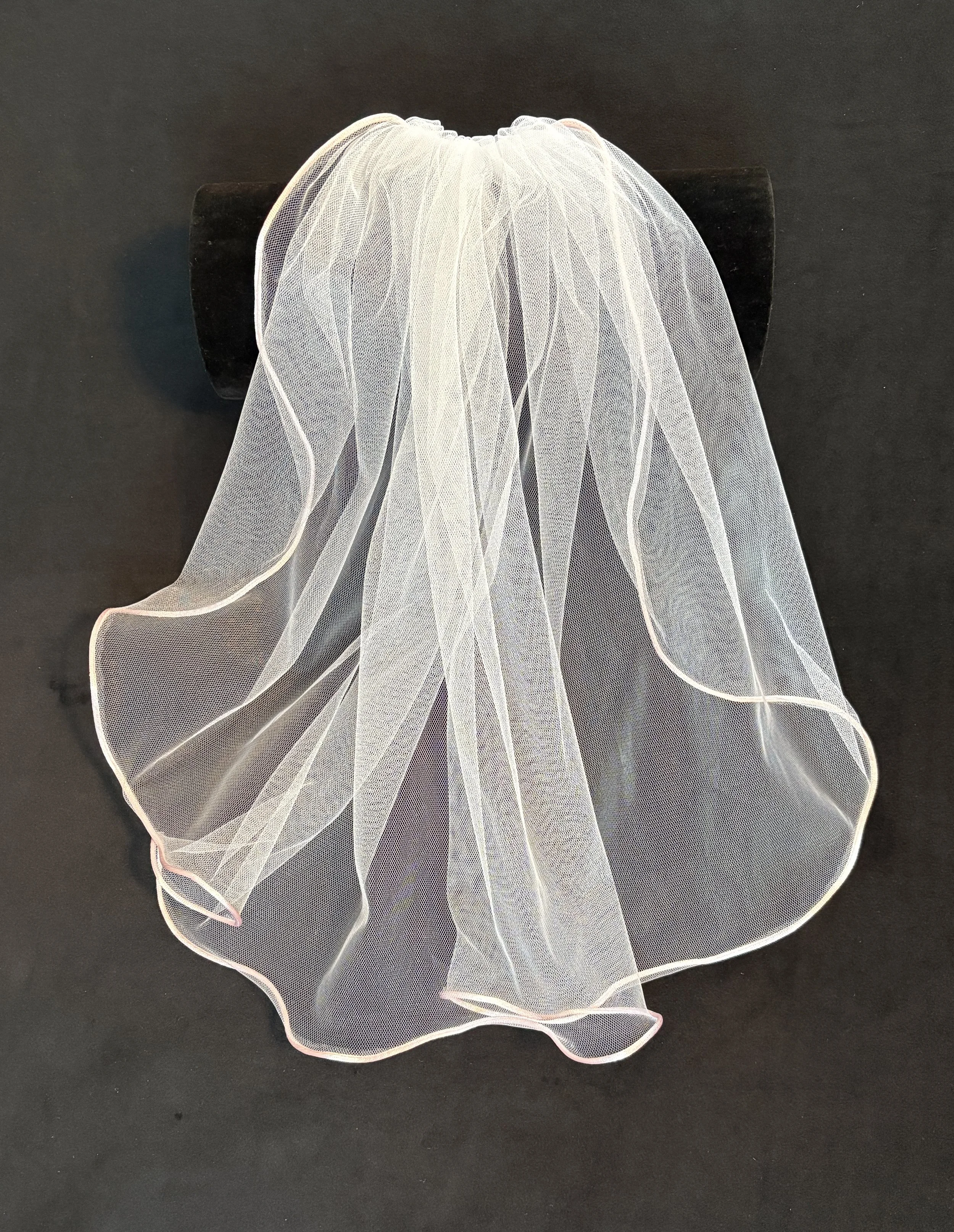 Pink Satin Trim on Comb
$50