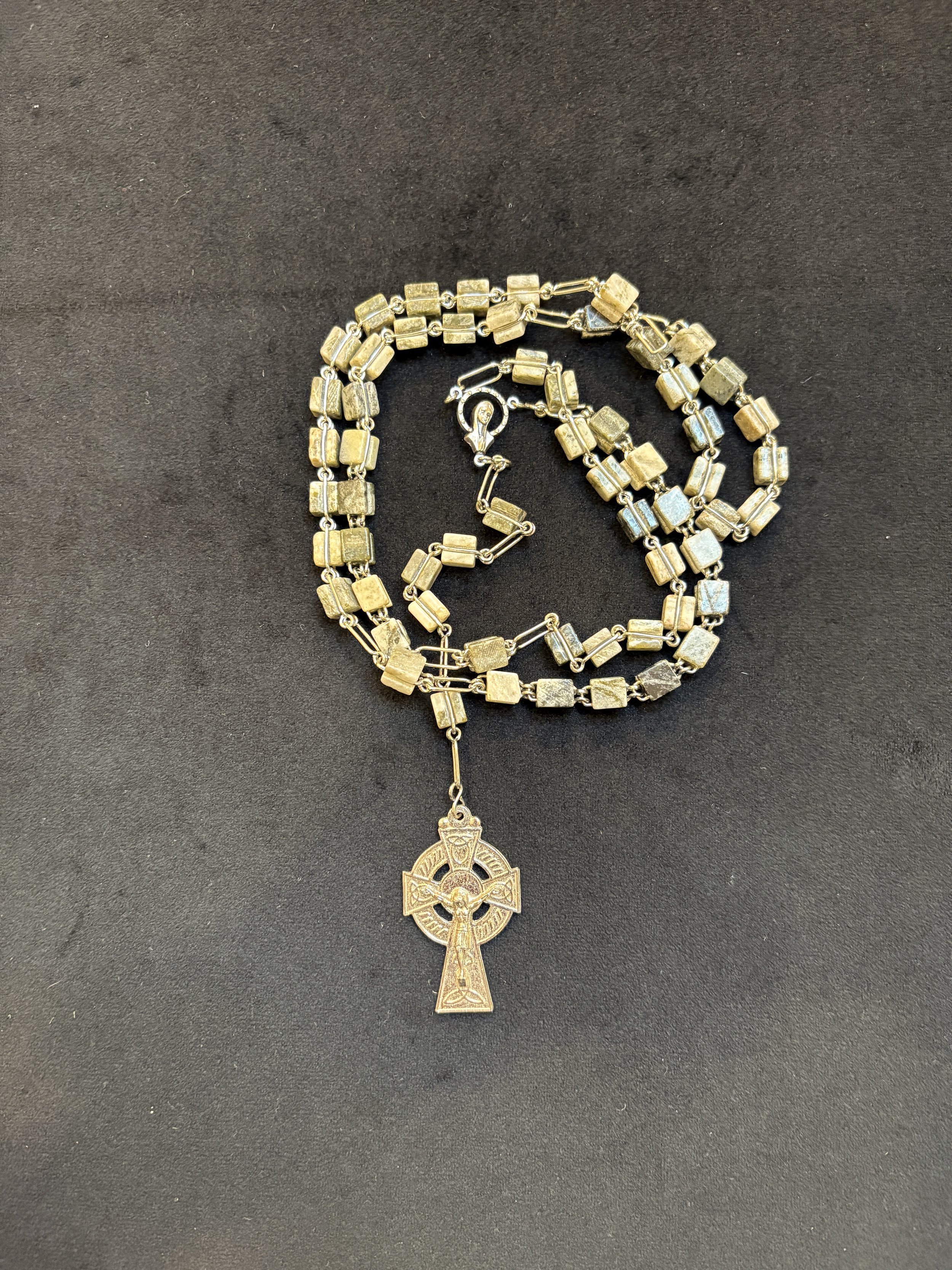 Marble Rosary with Celtic Cross
$30