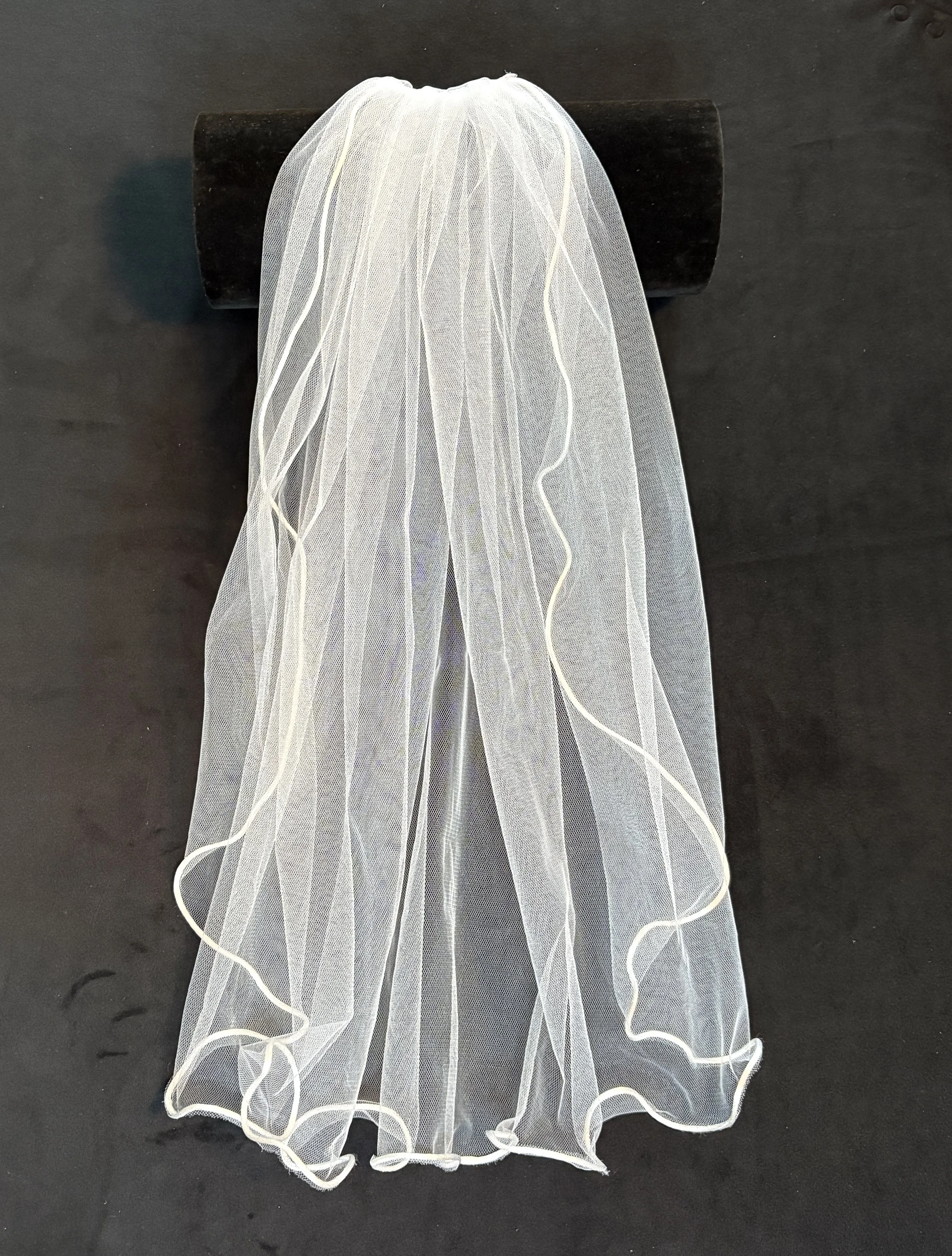 White Satin Trim on Comb
$50