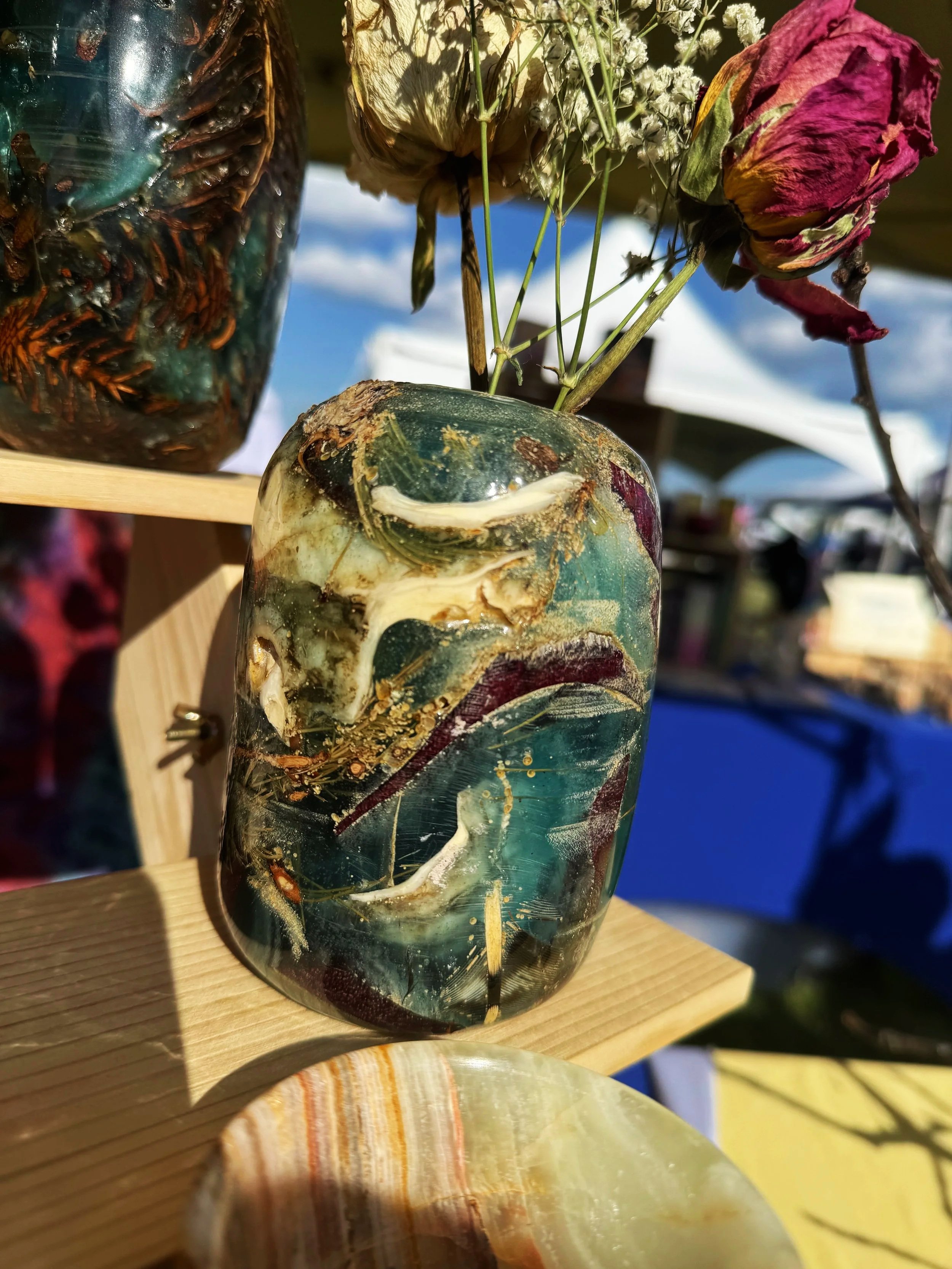 Handmade Resin Vases