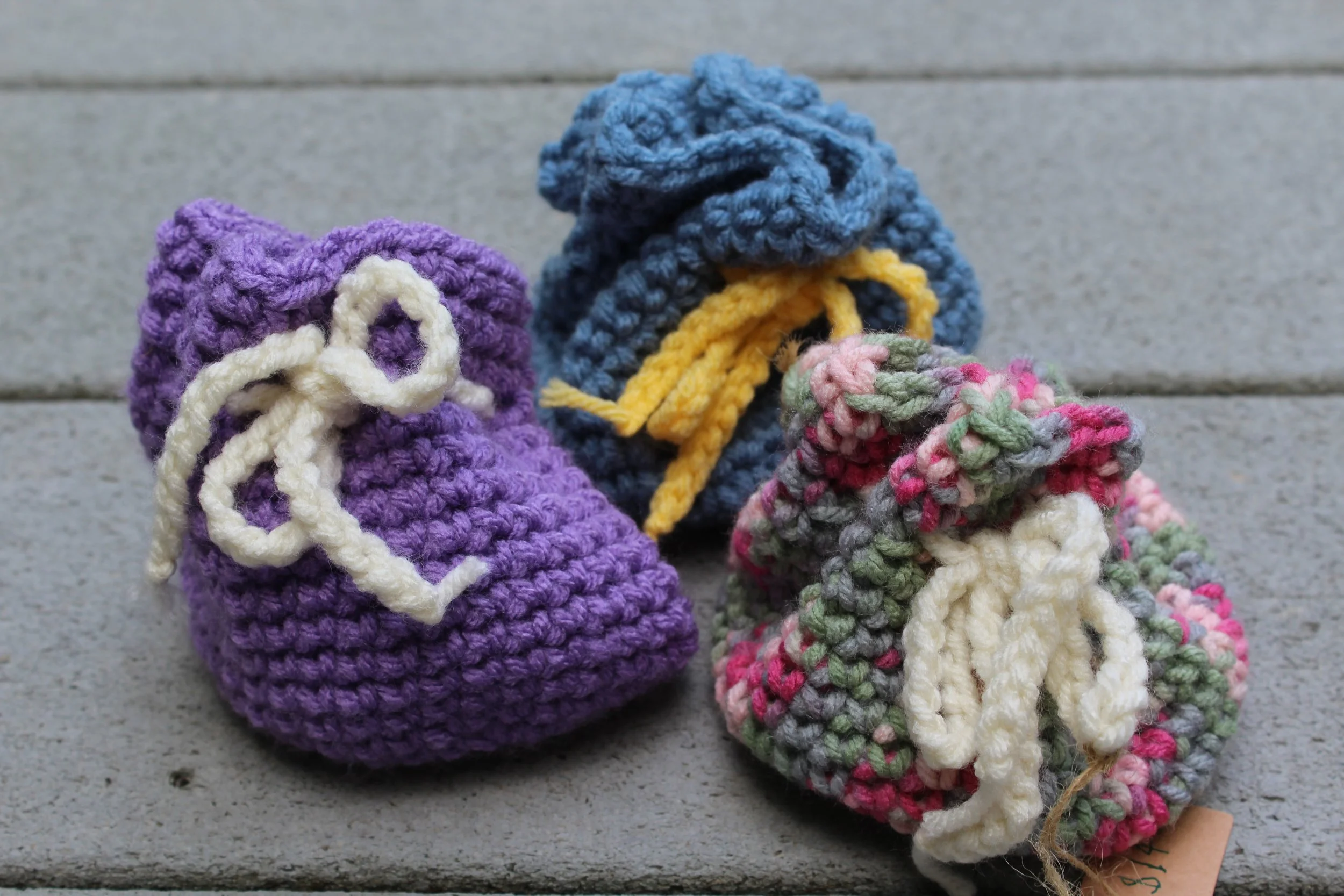 Crochet Goodie Pouches