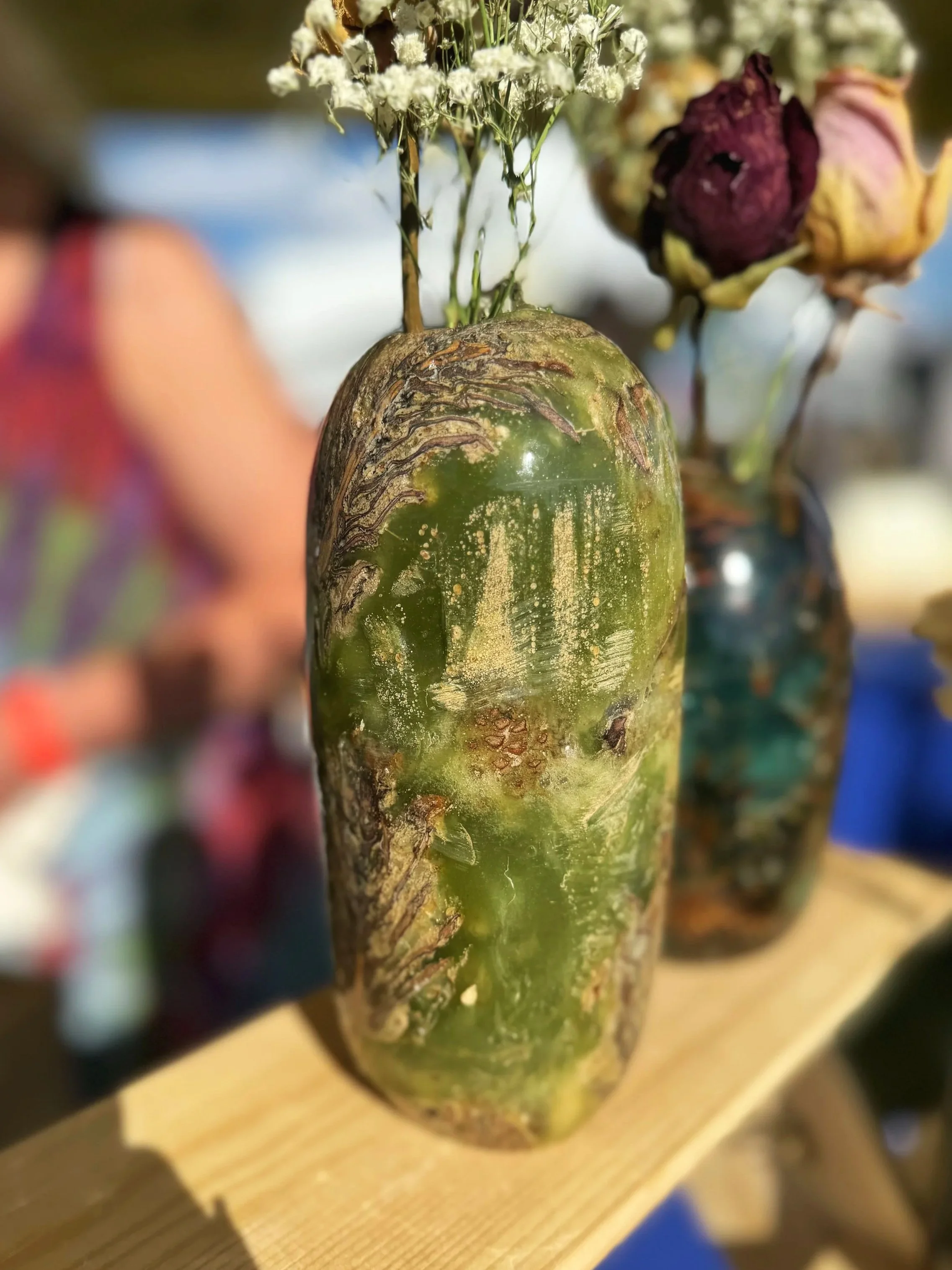Handmade Resin Vases