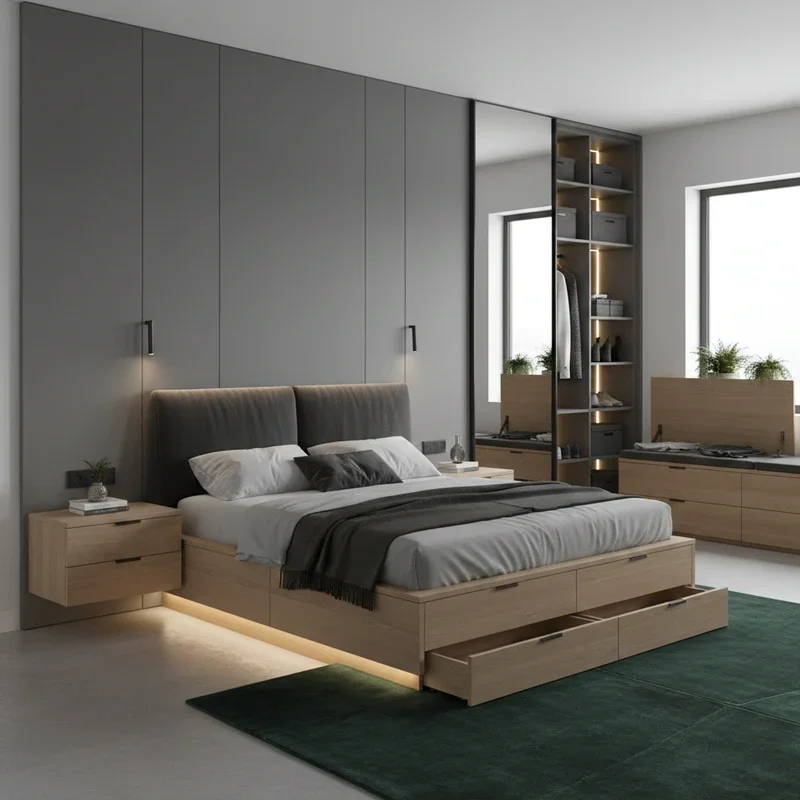 Modern Men’s Bedroom Ideas