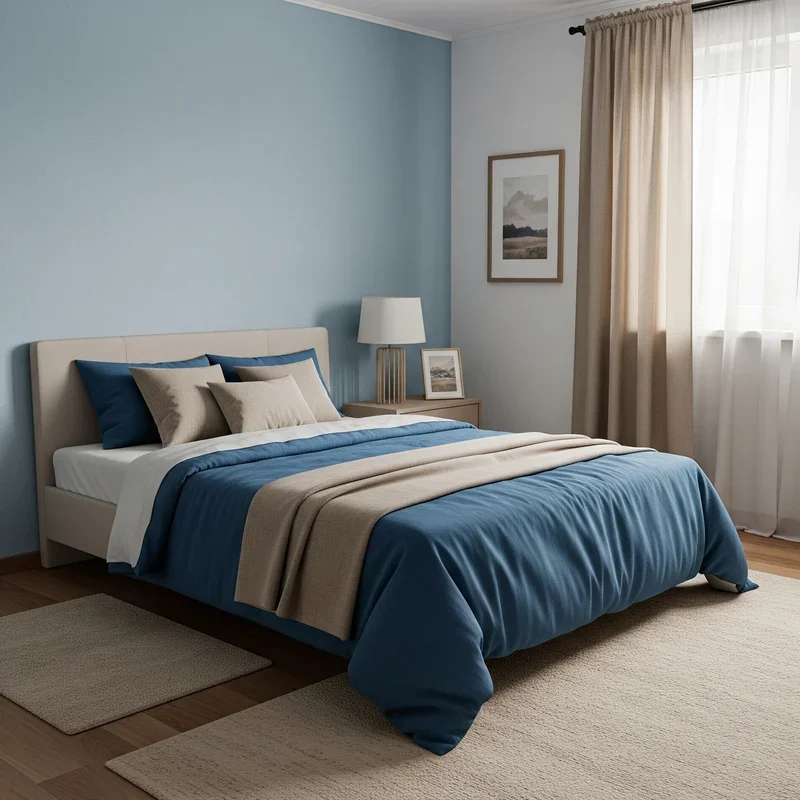 16 Blue and Beige Bedroom Ideas for a Relaxing Retreat