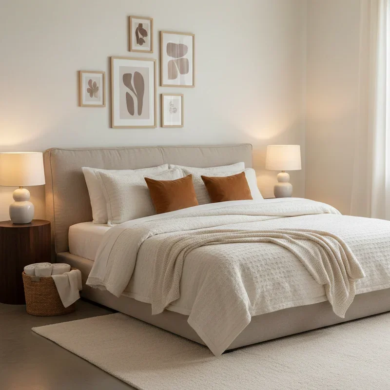 Cream and Brown Bedroom Ideas