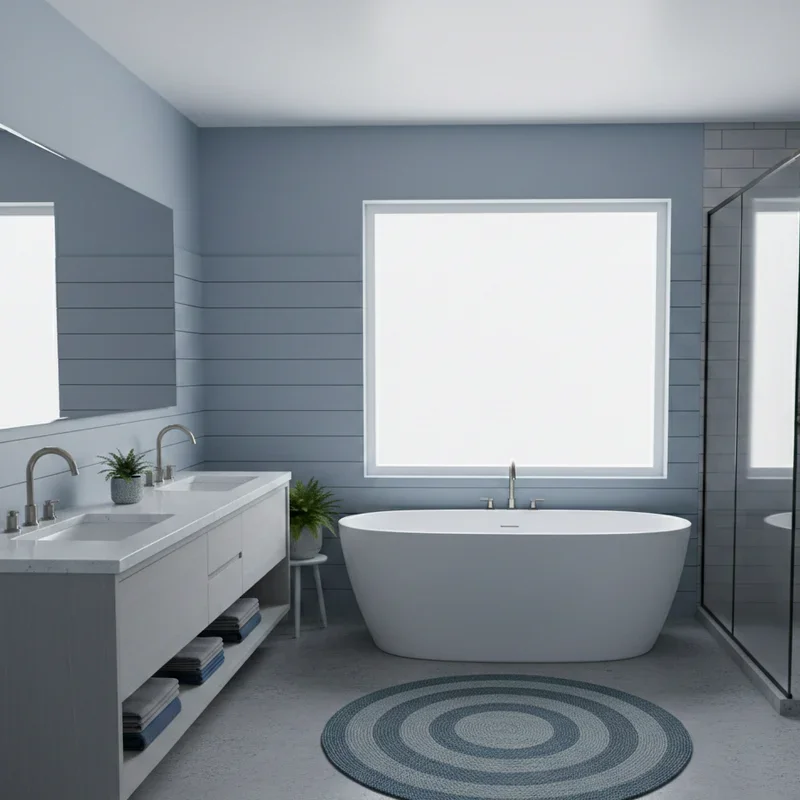 Blue And Grey Bathroom Ideas