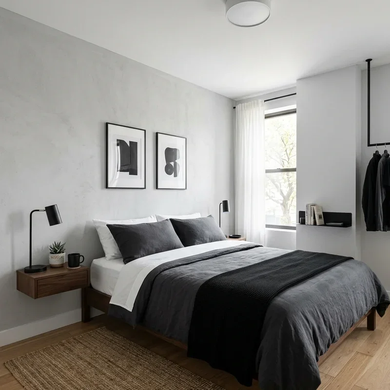Men's Bachelor Bedroom Ideas