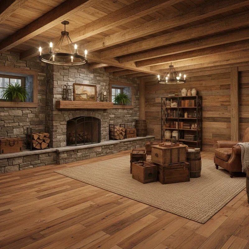 Rustic Basement Ideas