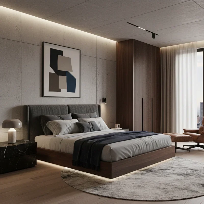 Modern Men’s Bedroom Ideas