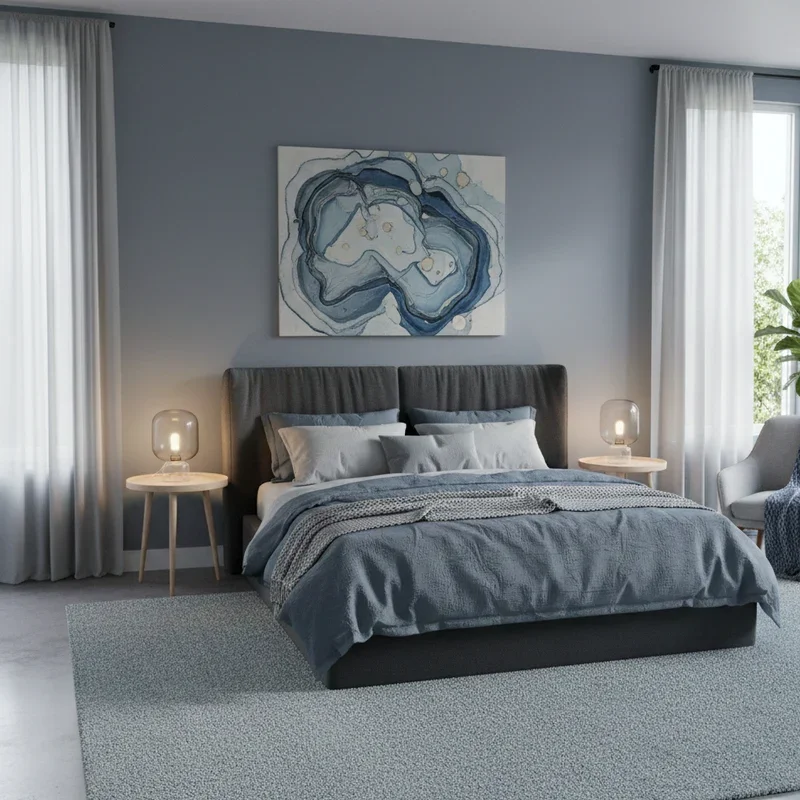 16 Blue Grey Bedroom Ideas to Refresh Your Space