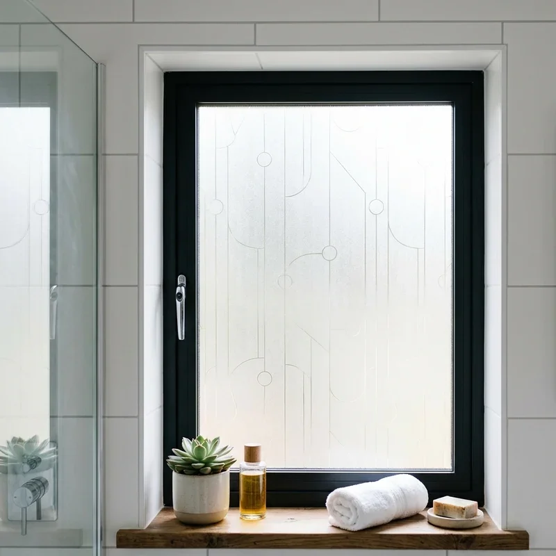 Modern Bathroom Window Curtain Ideas