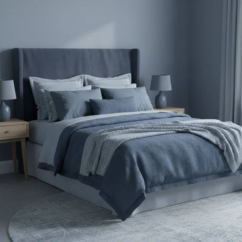 Blue Grey Bedroom Ideas