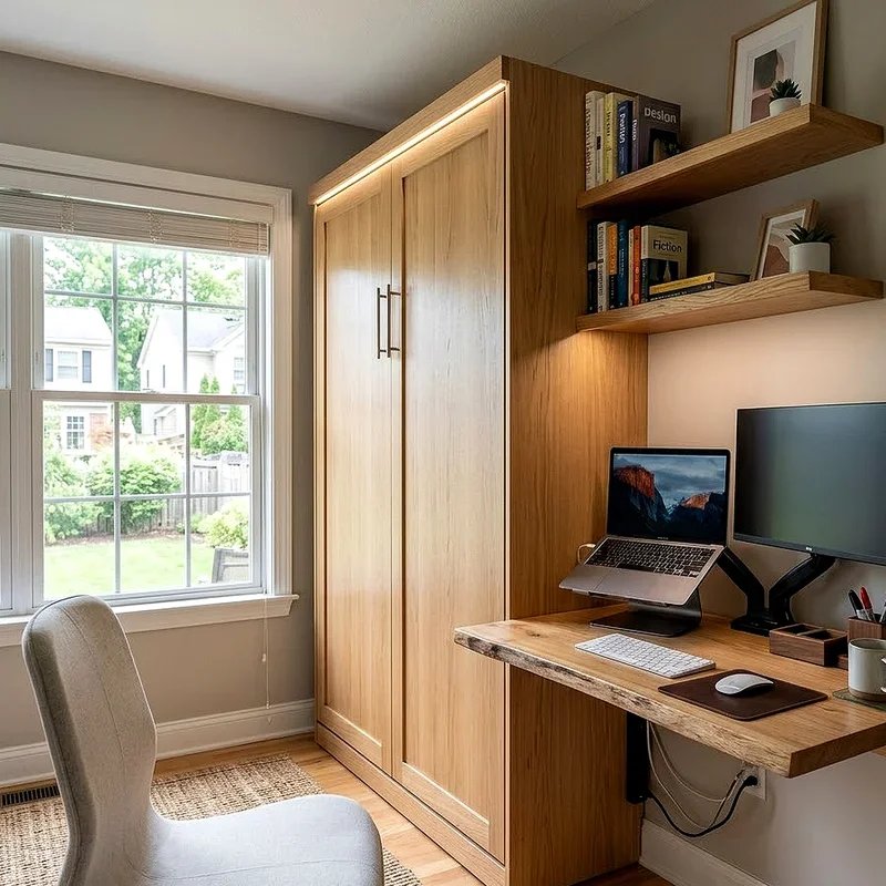 Office with Murphy Bed Ideas