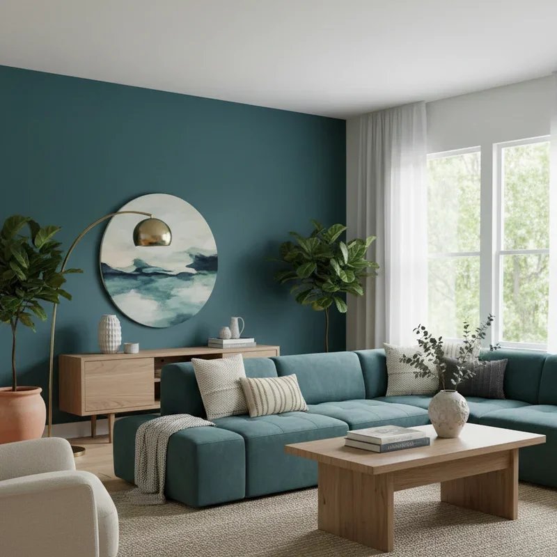 Teal Living Room Ideas