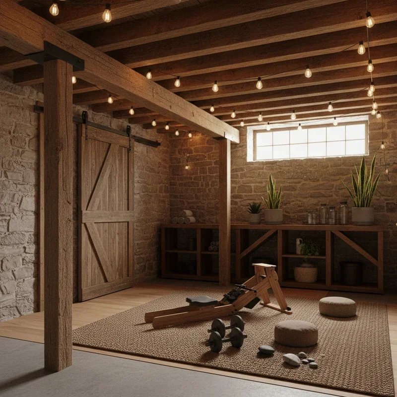 Rustic Basement Ideas
