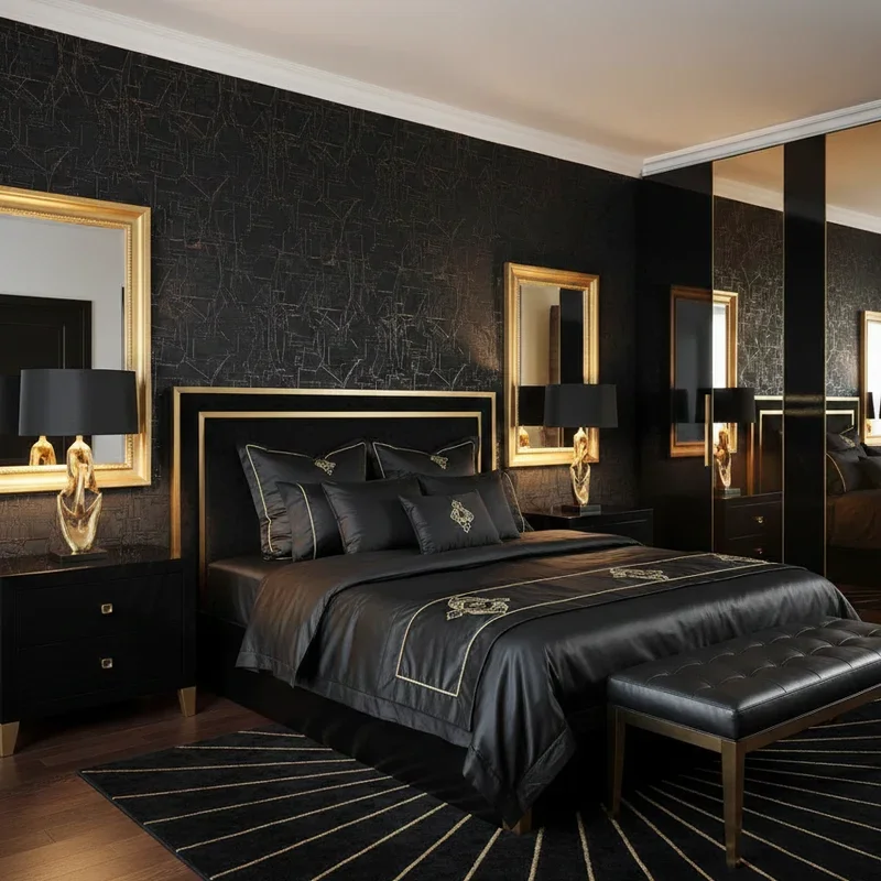 16 Black and Gold Bedroom Ideas to Inspire Chic Design