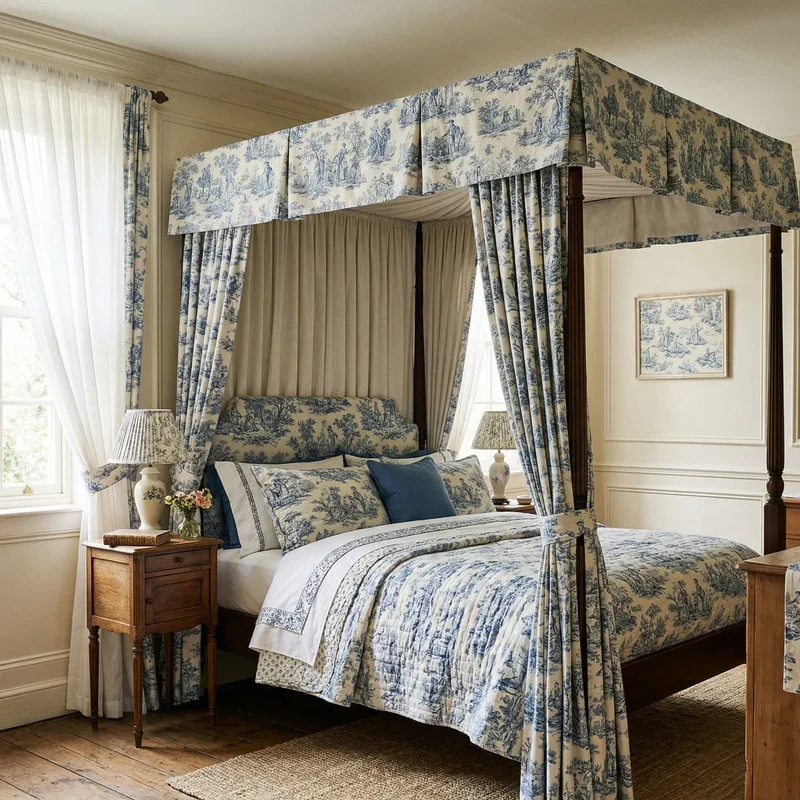 Toile Bedroom Ideas