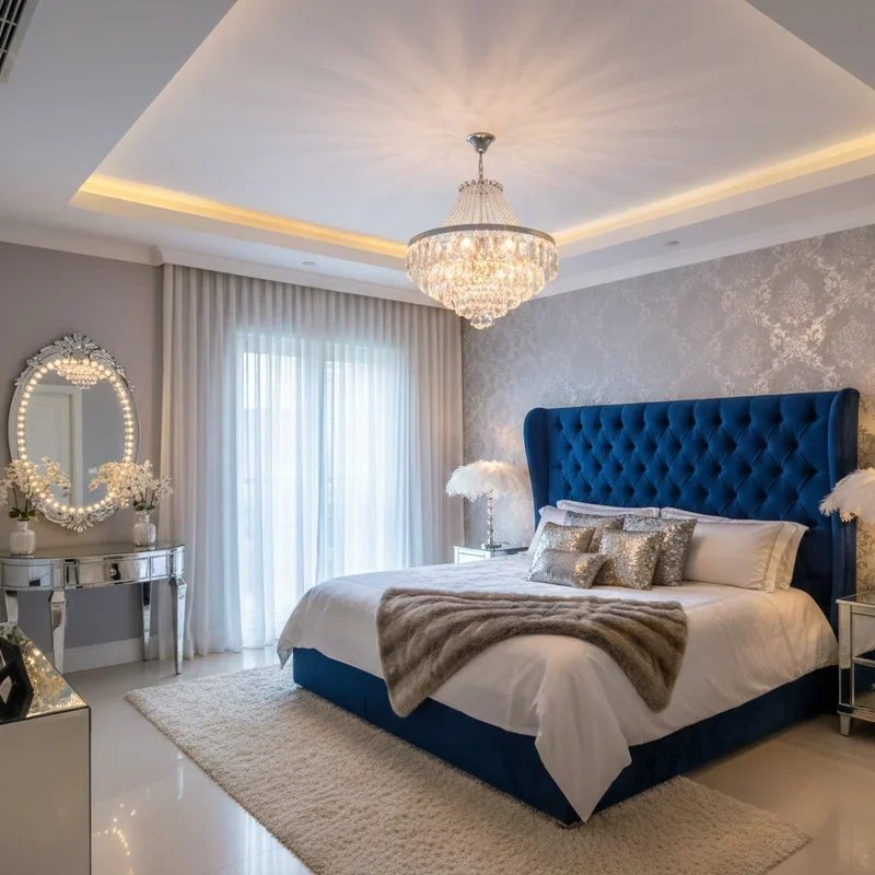 Glam Bedroom Ideas on a Budget