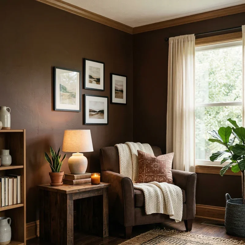 Dark Brown Room Ideas
