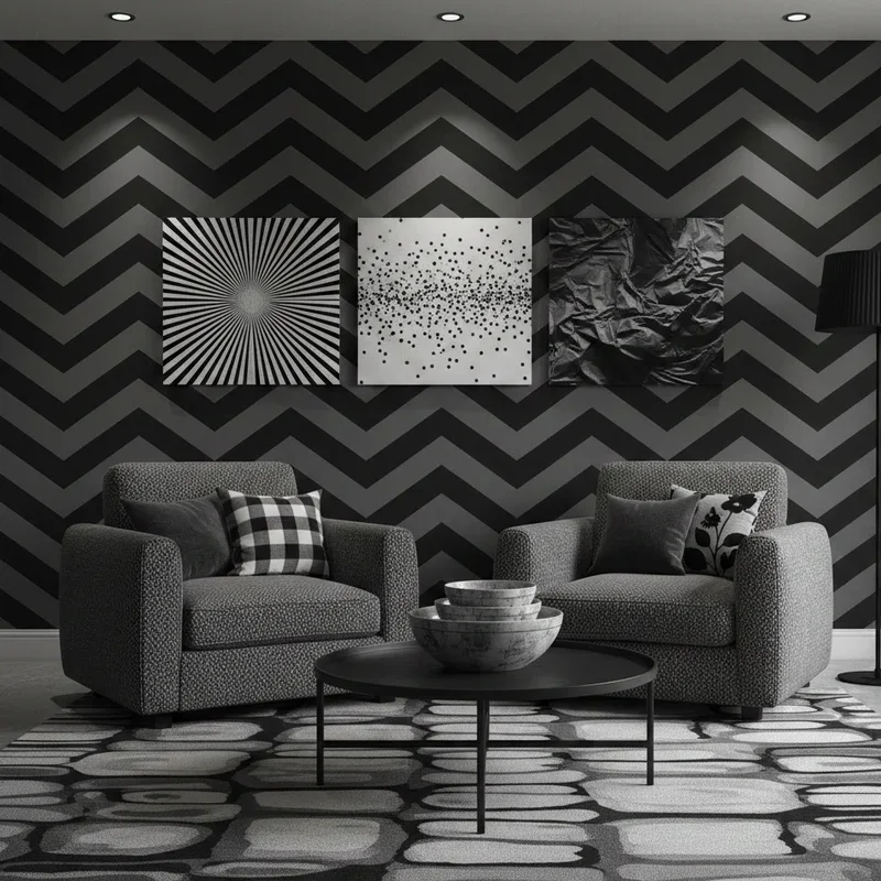 Black and Gray Room Ideas