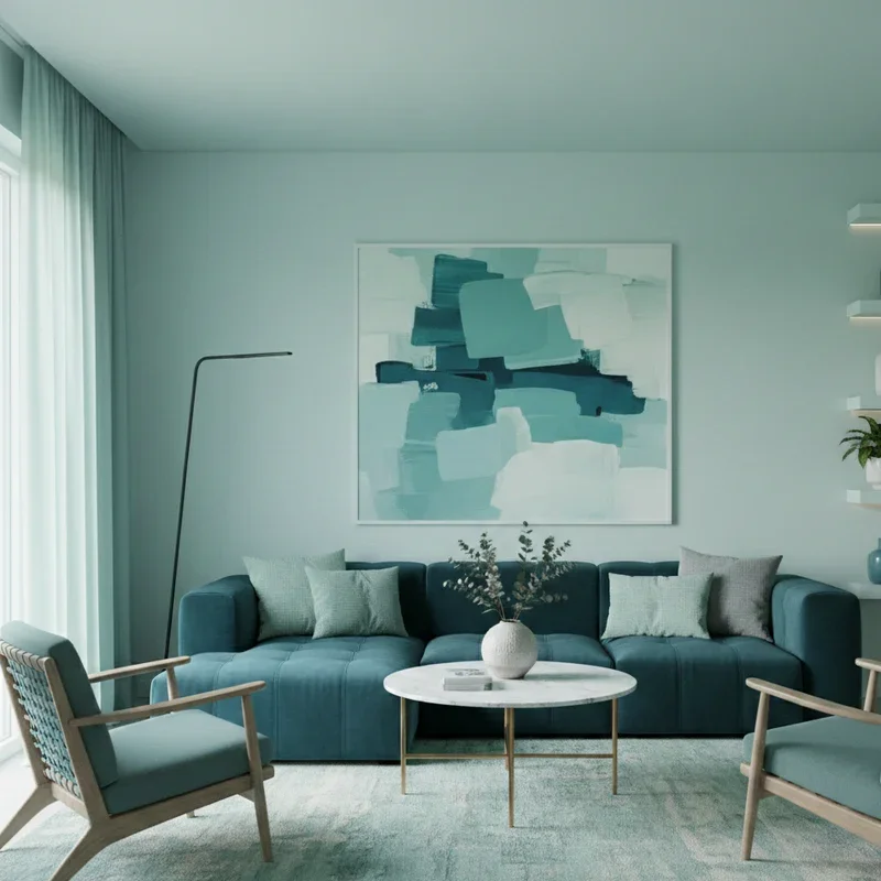 Teal Living Room Ideas